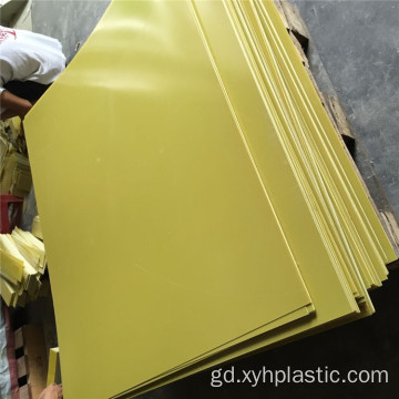 3240 Duilleag Laminate Fibre Glass Epoxy Yellow